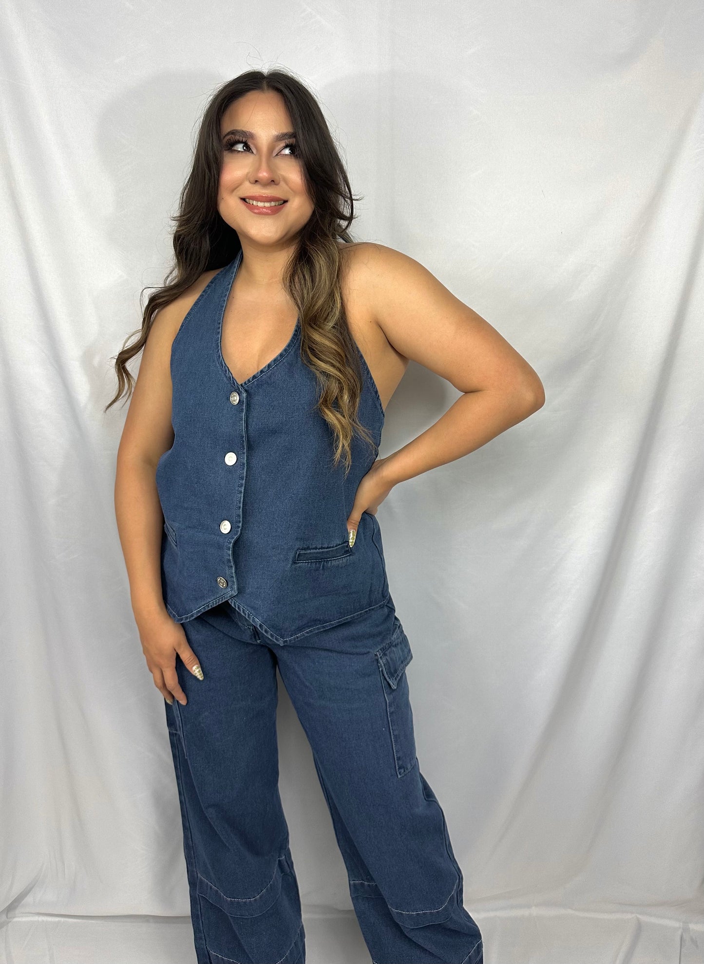 SASHA DENIM SET