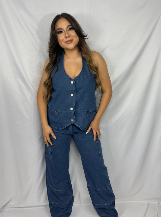 SASHA DENIM SET